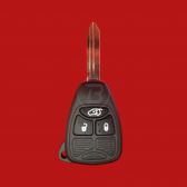  CHRYSLER REMOTE SHELL WITH KEY